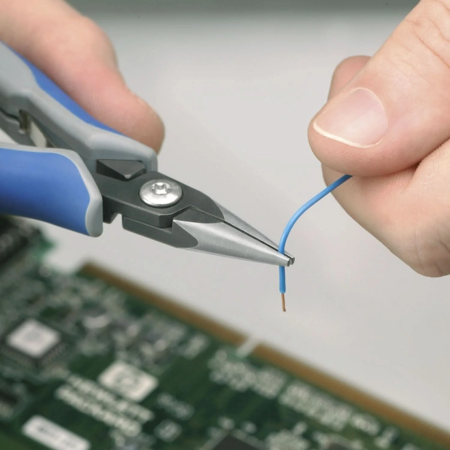 Knipex 34 22 130 Electronics Pliers-Half Round Tips - Image 3
