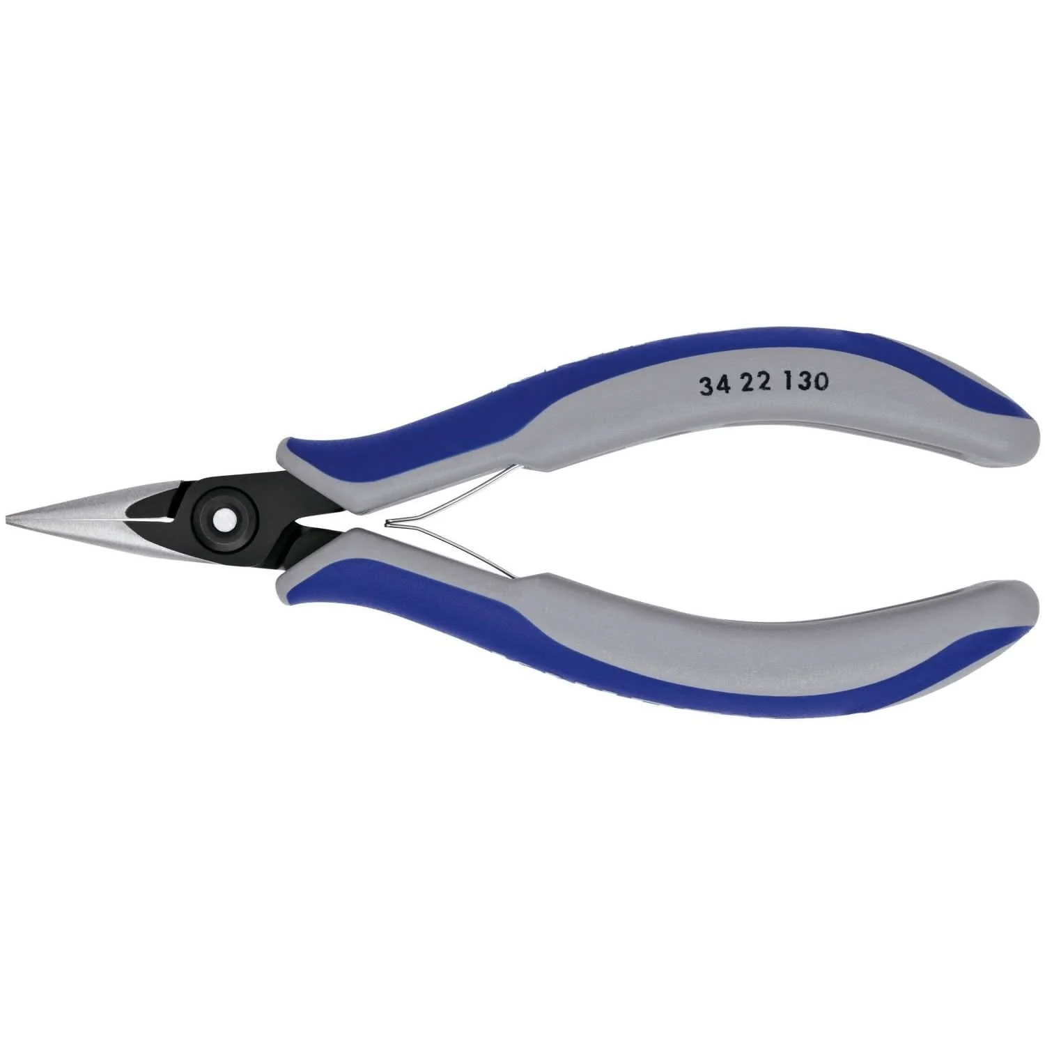 Knipex 34 22 130 Electronics Pliers-Half Round Tips - Image 1
