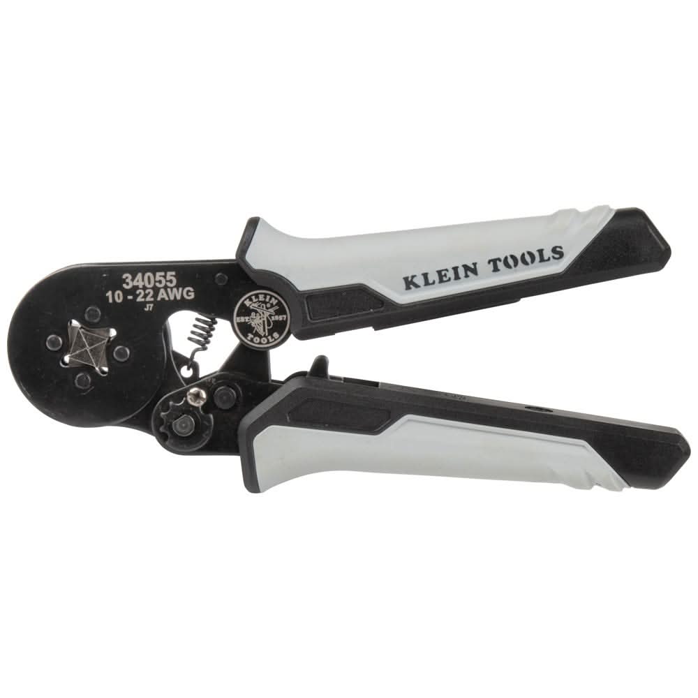 Klein Tools 34055 Ratcheting Ferrule Square Crimper, 10 to 22 AWG Wire - Image 2