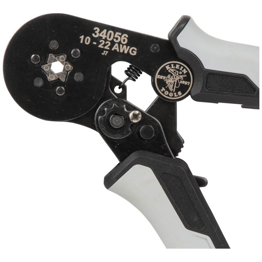 Klein Tools 34056 Ratcheting Ferrule Hex Crimper, 10 to 22 AWG Wire - Image 2