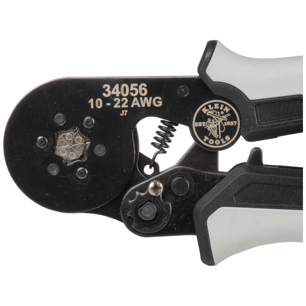 Klein Tools 34056 Ratcheting Ferrule Hex Crimper, 10 to 22 AWG Wire - Image 3
