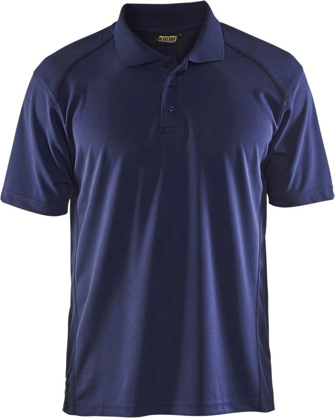 Blaklader 34511051 Short Sleeve Polo Shirt, Navy Blue - Image 1