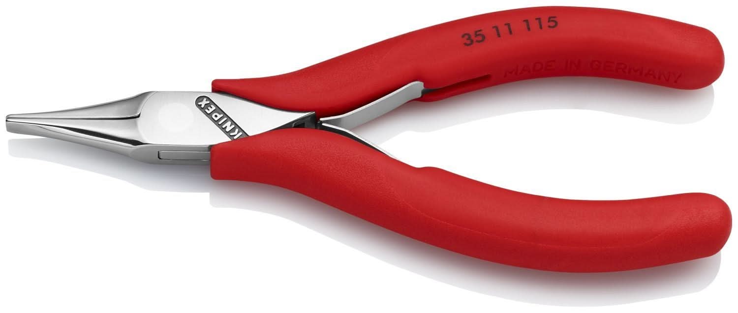 Knipex 35 11 115 Electronics Pliers-Flat Tips - Image 2