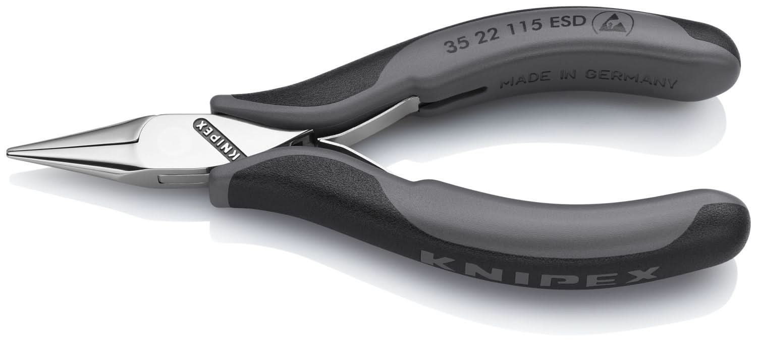 Knipex 35 22 115 Electronics Pliers-Half Round Tips - Image 3