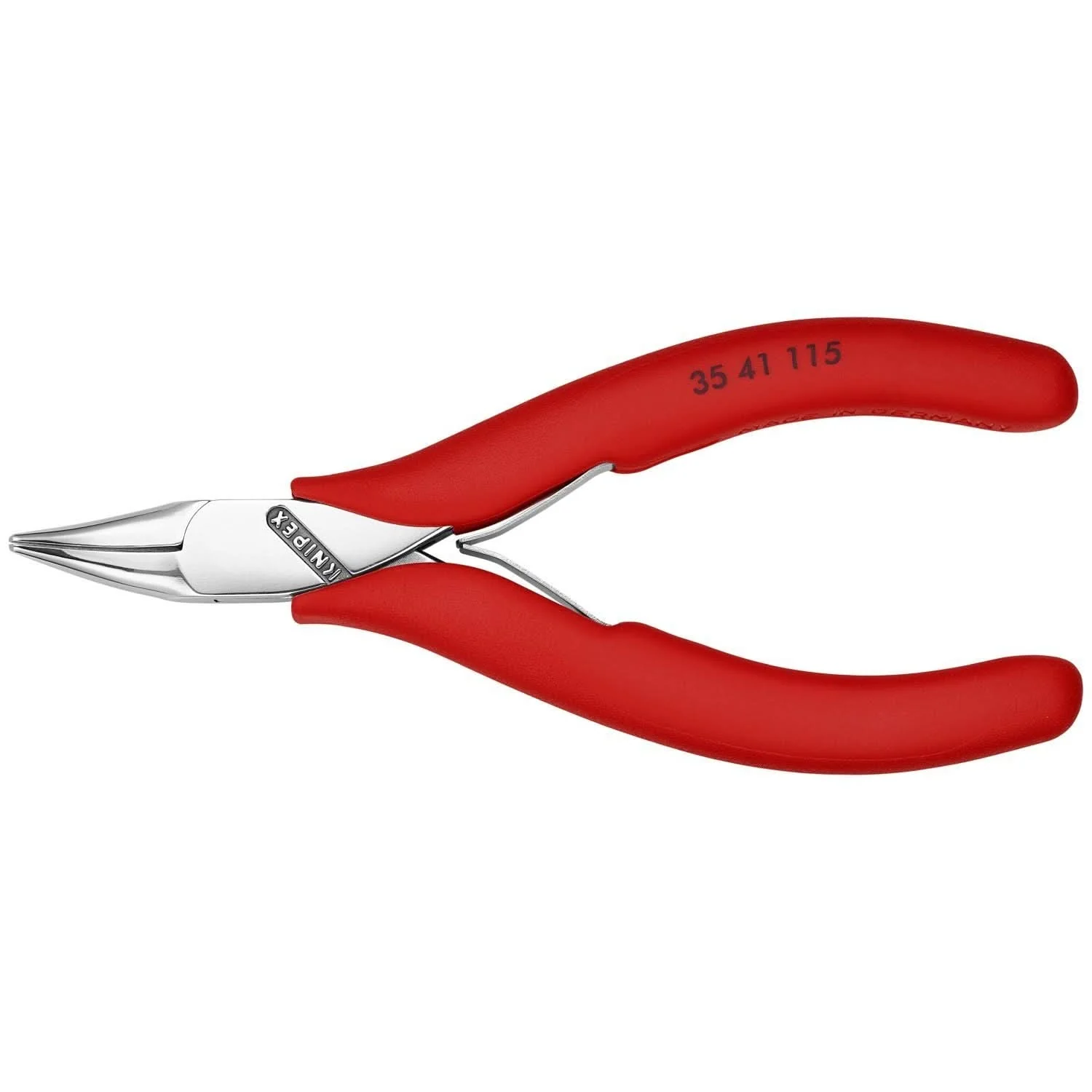 Knipex 35 41 115 Electronics 45&deg; Angled Pliers-Half Round Tips - Image 1