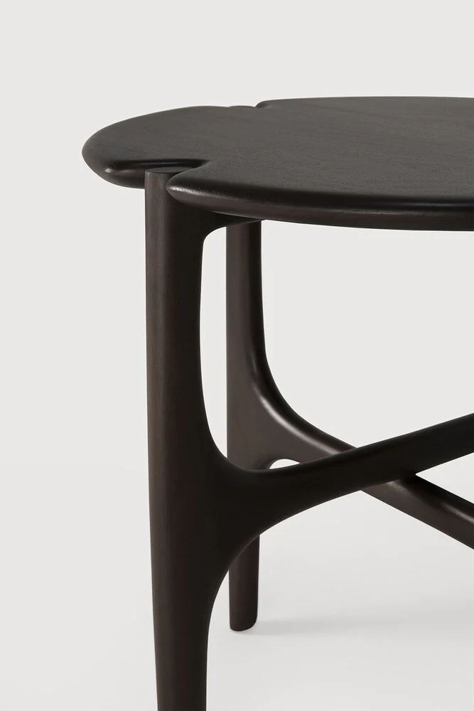 ETHNICRAFT PI SIDE TABLE - MAHOGANY DARK BROWN | $549.00 - Image 3