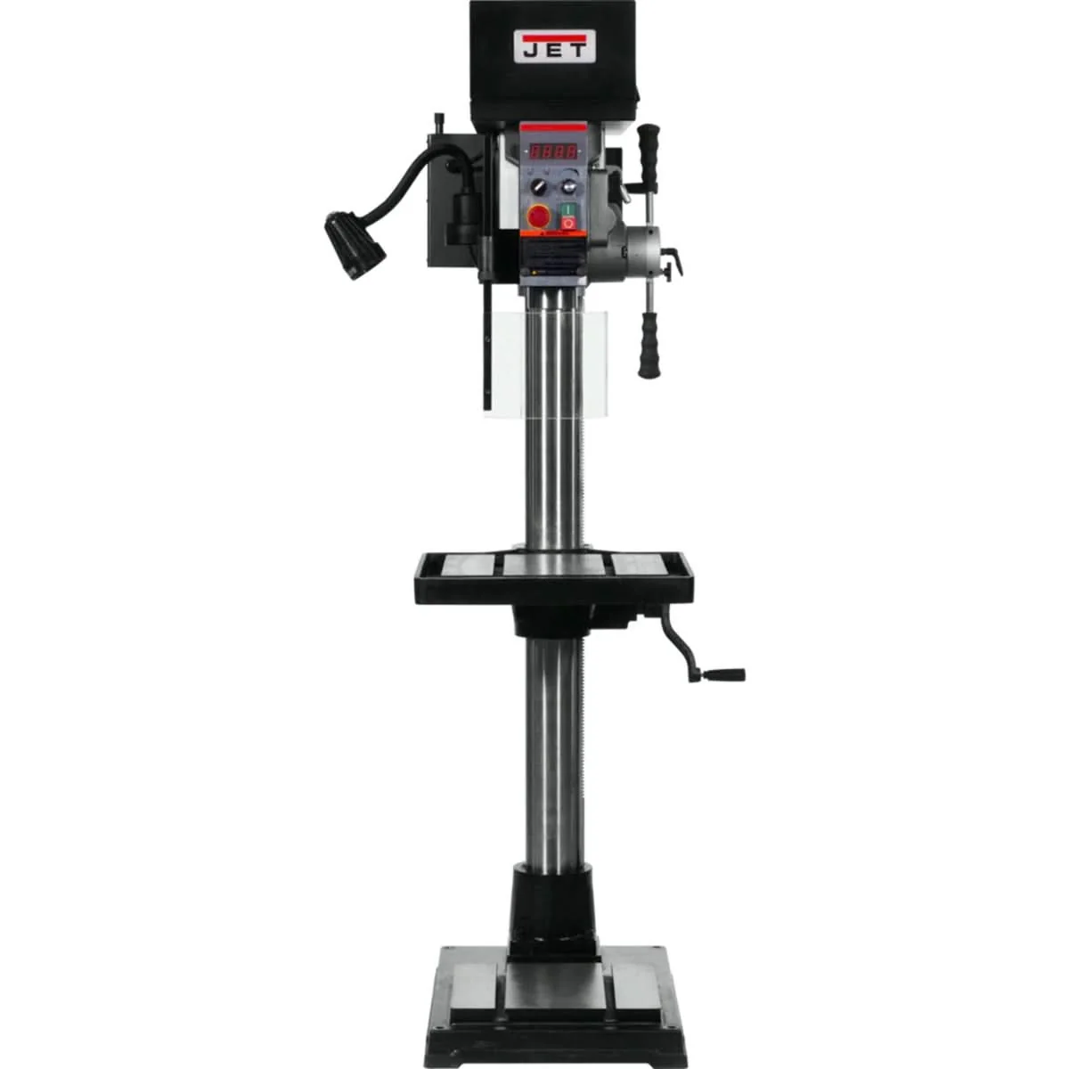 JET 354250 JDPE-20EVS-PDF 1-1/4-Inch Drilling Capacity, 2HP, 115V, 1Ph Electronic Variable Speed Drill with Power Downfeed
