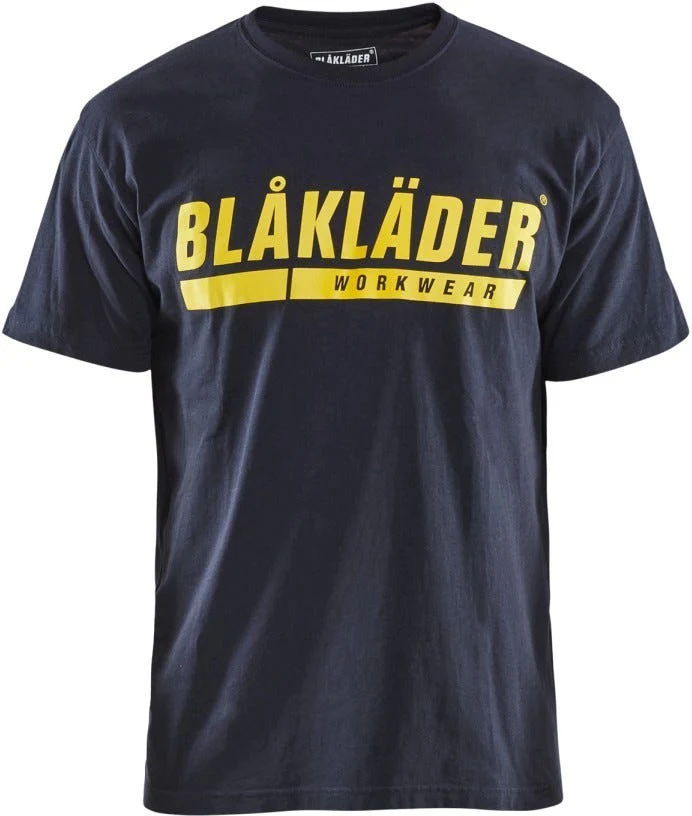 Blaklader 35551042 Short Sleeve T-Shirt with Logo, Navy Blue - Image 1