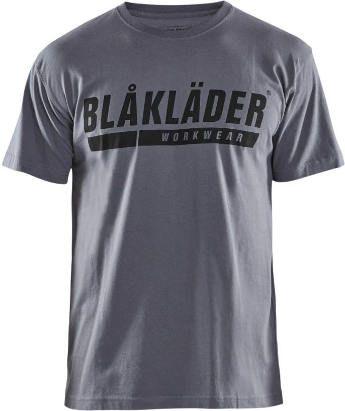 Blaklader 35551042 Short Sleeve T-Shirt with Logo, Grey - Image 1