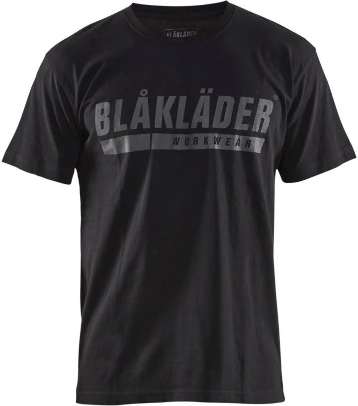 Blaklader 35551042 Short Sleeve T-Shirt with Logo, Black - Image 1