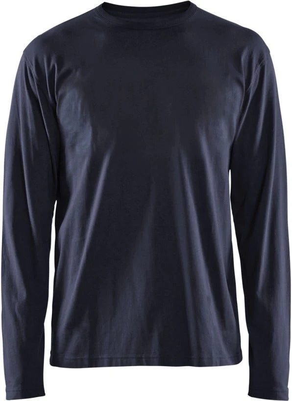 Blaklader 35591042 Long Sleeve T-Shirt, Navy Blue - Image 1