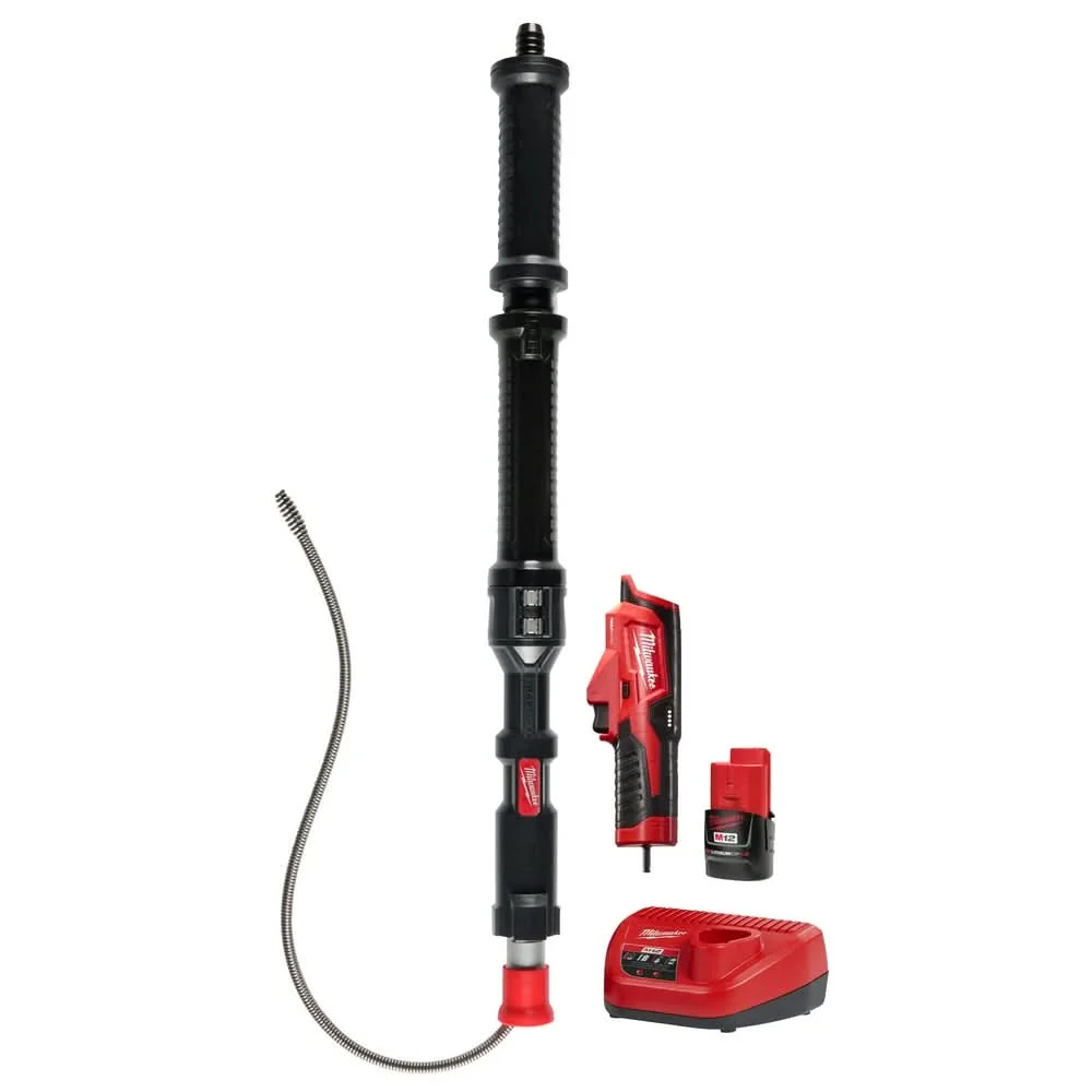 Milwaukee 3574-21 M12 TRAPSNAKE 4′ Urinal Auger