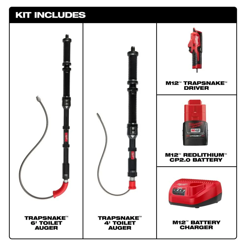 Milwaukee 3577-21 M12 TRAPSNAKE 2-Tool Combo Kit - Image 2