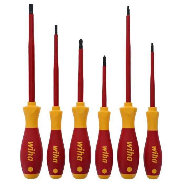Wiha 35890 6-Piece Insulated SoftFinish Screwdriver Set - Image 1