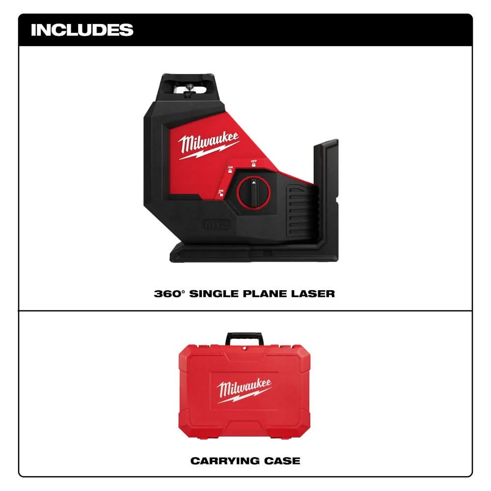 Milwaukee 3631-20 M12 Green 360 Degree Single Plane Laser, Bare Tool - Image 2