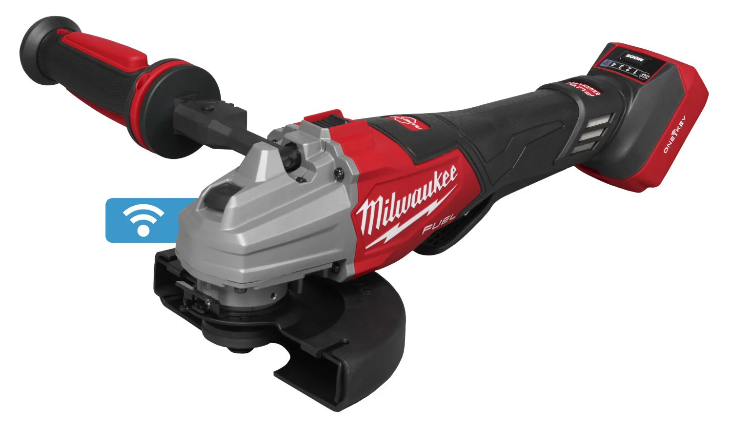 Milwaukee 3676-20 M18 FUEL 4-1/2″ / 6″ Dual Trigger Braking Paddle Switch Grinder  w/ ONEKEY, Tool Only