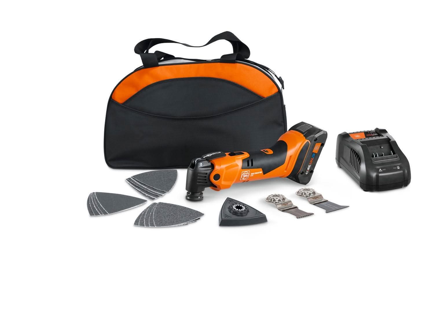 Fein 18V AS MULTIMASTER 500 PLUS Oscillating MultiTool 4.0Ah Kit w/ E-Cut Combo Starlock Wood Oscillating Multi-Tool Accessory Kit - Image 2