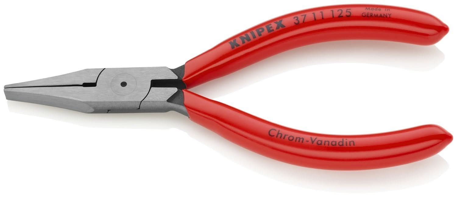 Knipex 37 11 125 Electronics Gripping Pliers-Flat Wide Tips - Image 2