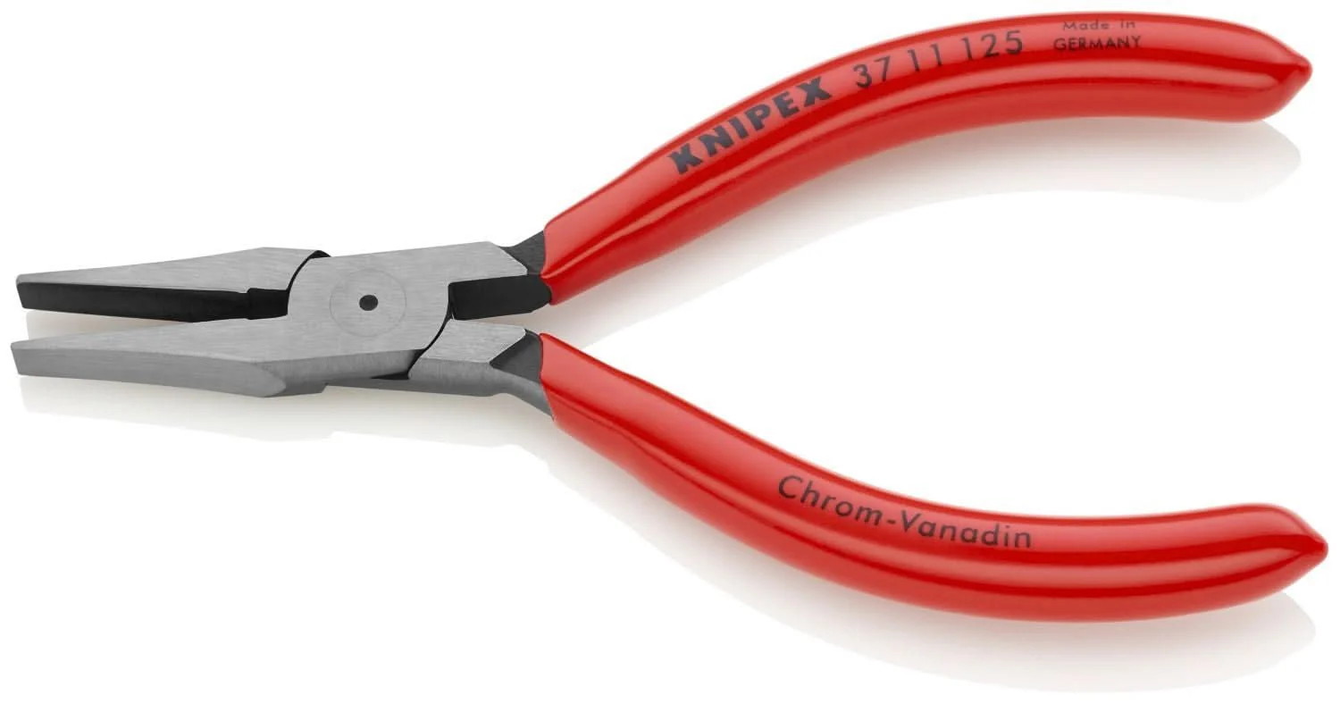 Knipex 37 11 125 Electronics Gripping Pliers-Flat Wide Tips - Image 3