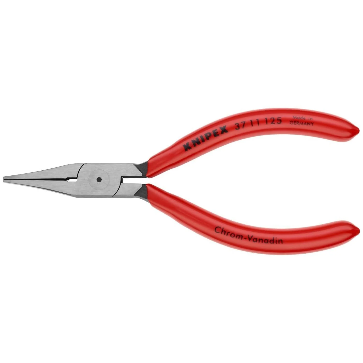 Knipex 37 11 125 Electronics Gripping Pliers-Flat Wide Tips - Image 1
