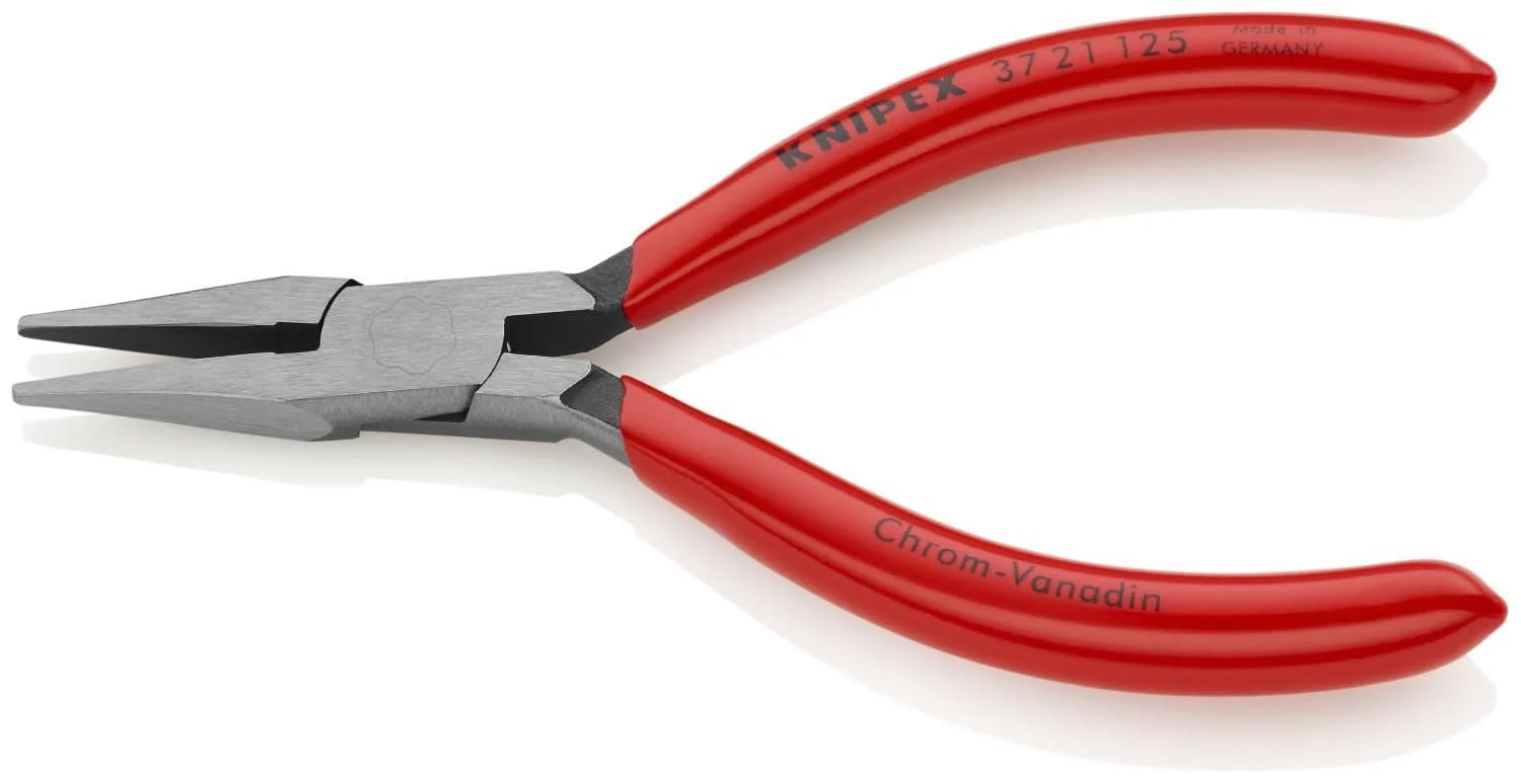 Knipex 37 21 125 Electronics Gripping Pliers-Flat Pointed Tips - Image 3