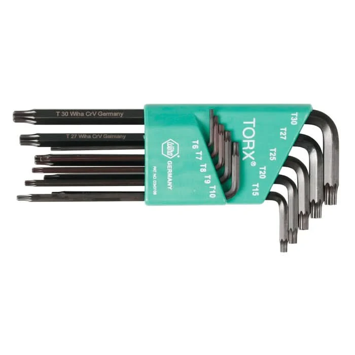 Wiha 37192 10-Piece MagicSpring Torx L-Key Set - Image 1