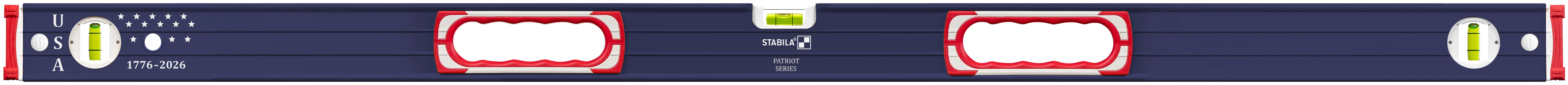 Stabila Limited Edition Patriotic Type 196 Heavy Duty 16-in. and 48-in. Level Set (37250) - Image 3