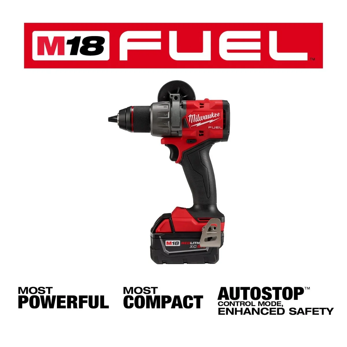 Milwaukee 3799-22 M18 FUEL Hammer Drill + Hydraulic Impact Driver 2-Tool Combo 5.0Ah Kit - Image 3