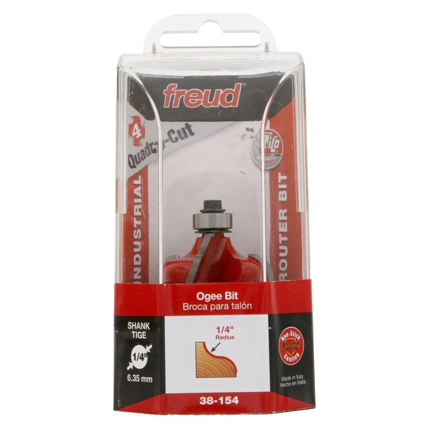 Freud 38-154 1-1/2-Inch Ogee Router Bit (Quadra-Cut) - Image 1