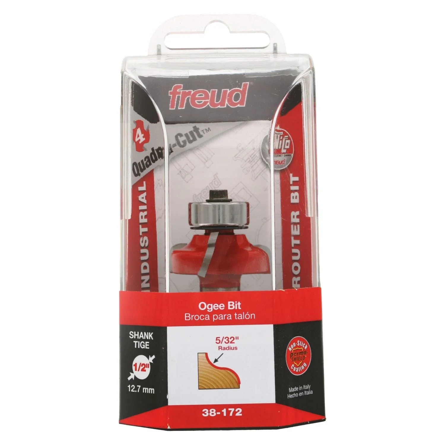Freud 38-172 1-3/8-Inch Ogee Router Bit (Quadra-Cut) - Image 1