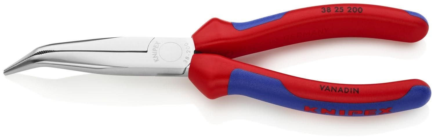 Knipex 38 25 200 Long Nose 40&deg; Angled Pliers without Cutter - Image 2