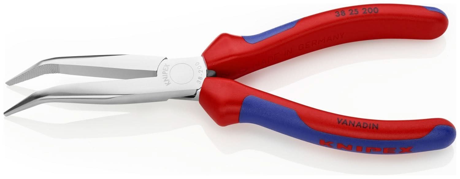 Knipex 38 25 200 Long Nose 40&deg; Angled Pliers without Cutter - Image 3