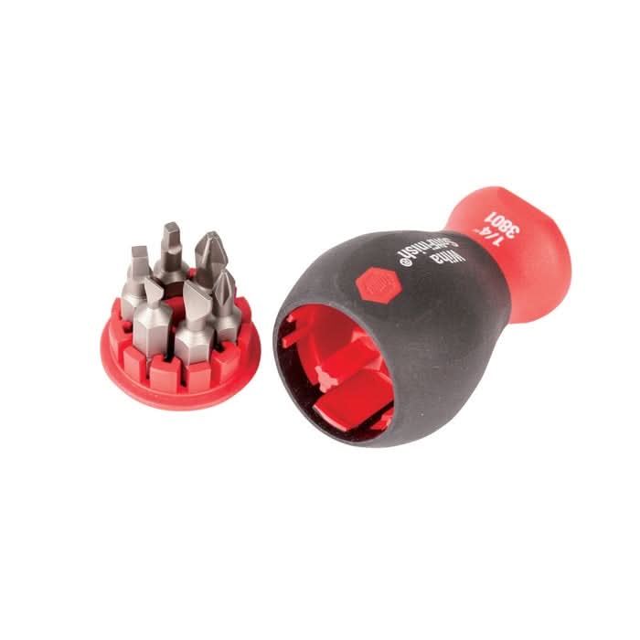 Wiha 38048 7-Piece SoftFinish Stubby Bit Holder Set - Image 1
