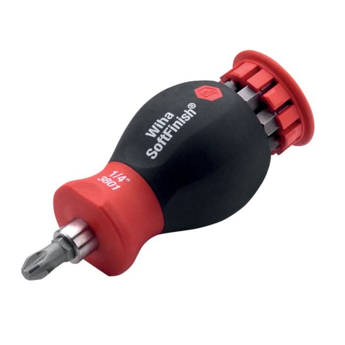Wiha 38048 7-Piece SoftFinish Stubby Bit Holder Set - Image 3