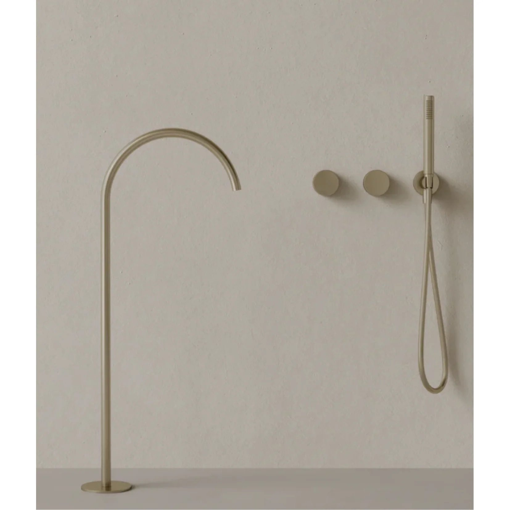 ELEMENTO BATH | ARC FLOOR-MOUNTED BATHTUB FILLER | $2,270.55 - Image 3