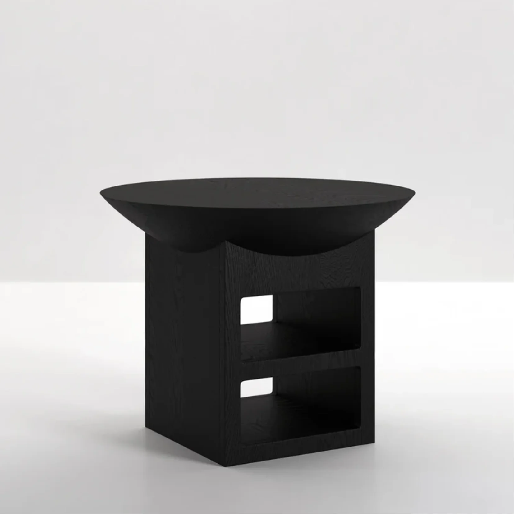SECOLO | ATLANTE BLACK WOOD SIDE TABLE | $4,330 - Image 3
