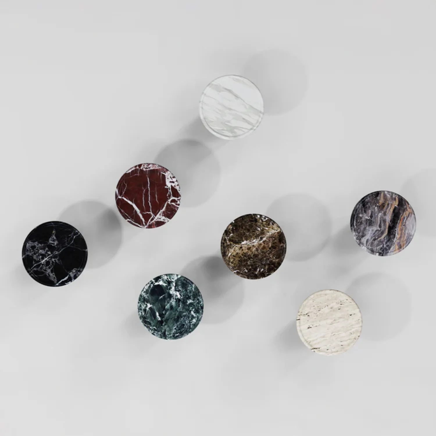 SECOLO | ORBITAE ROUND MARBLE SIDE TABLE | $4,800 - Image 3