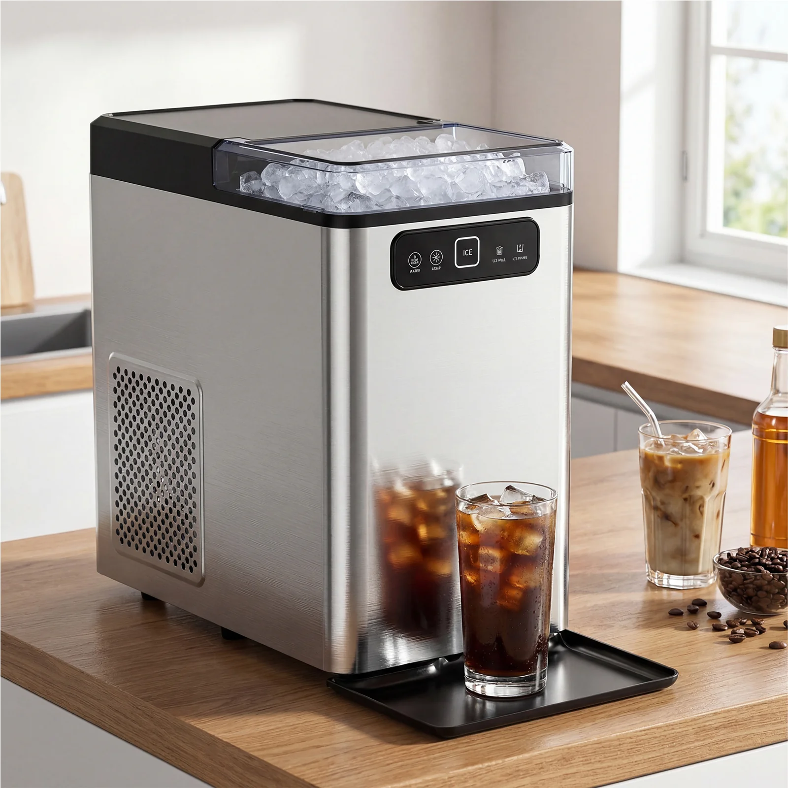 Advwin Countertop Pellet Ice Machine w/ Self-Cleaning - Image 3
