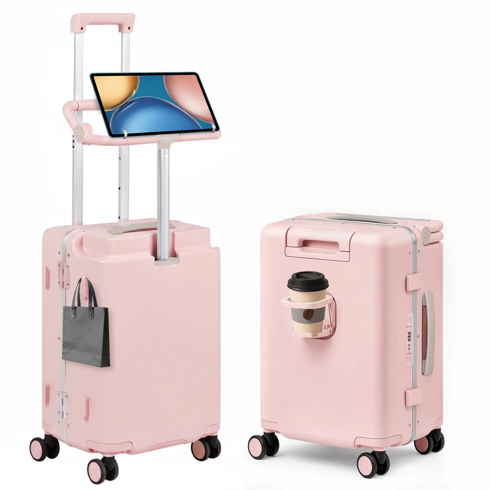Advwin 20″ Ride On Luggage with Adjustable Seat