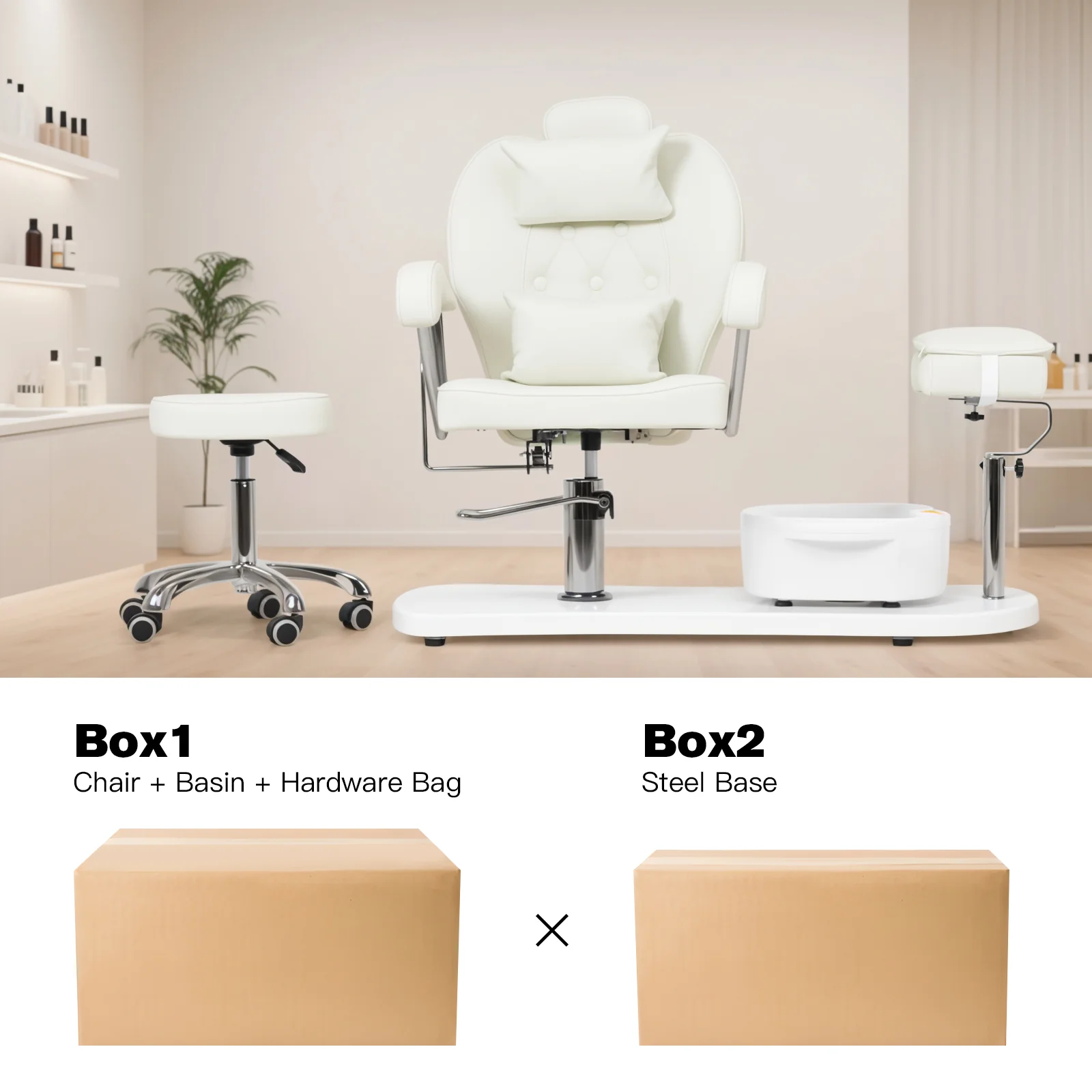 Advwin Pedicure Chair with Adjustable Height - Image 2