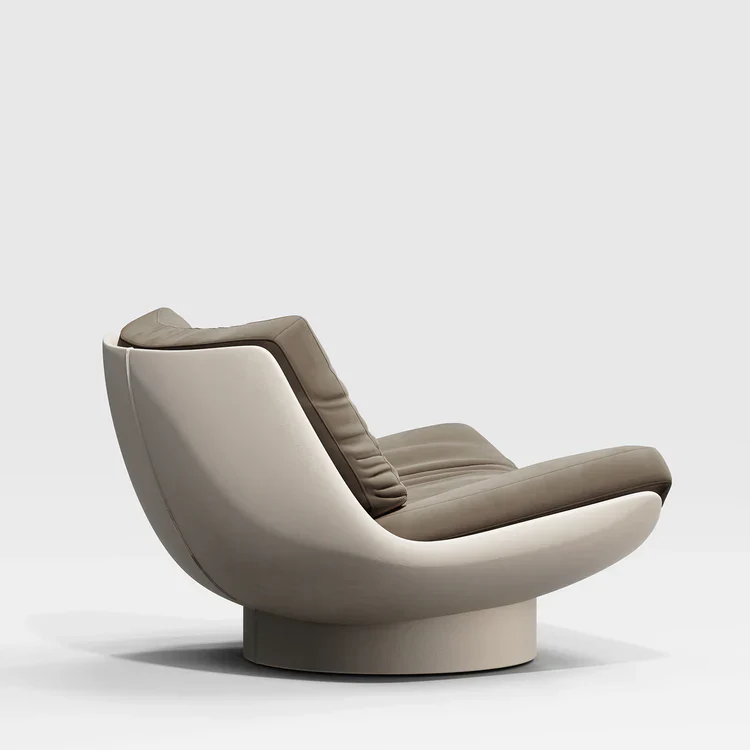 SECOLO | LALEA NABUK LOUNGE CHAIR | $ 9,430 - Image 3