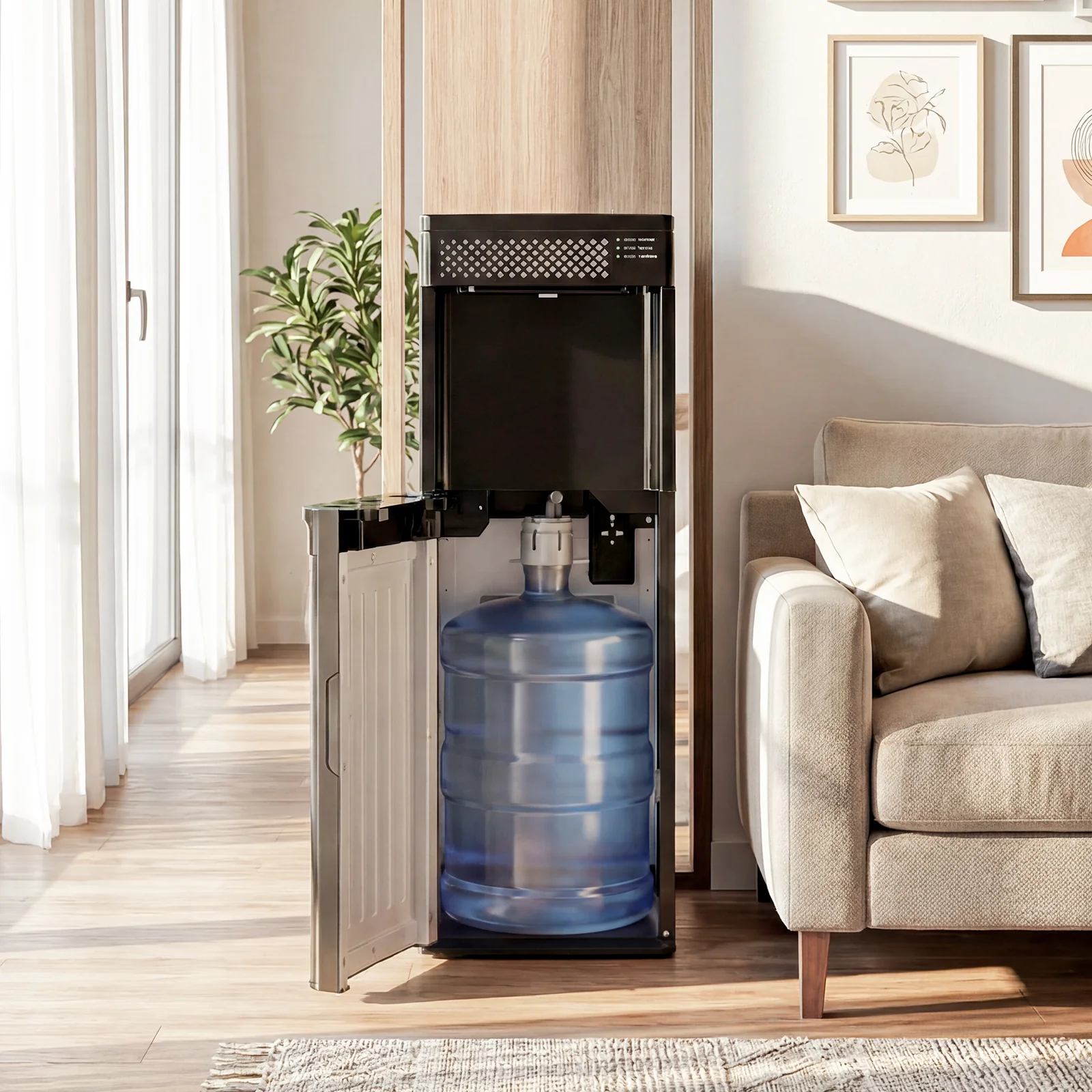 Advwin 3-in-1 Water Cooler Dispenser w/ Ice Maker - Image 2
