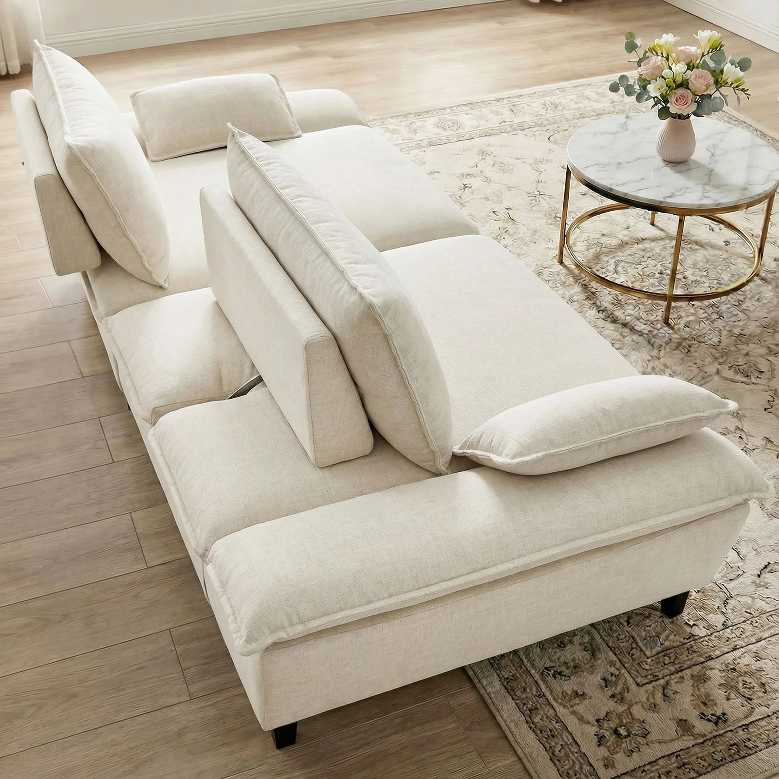Advwin 114” Oversized Sailboat Cloud Couch - Image 3