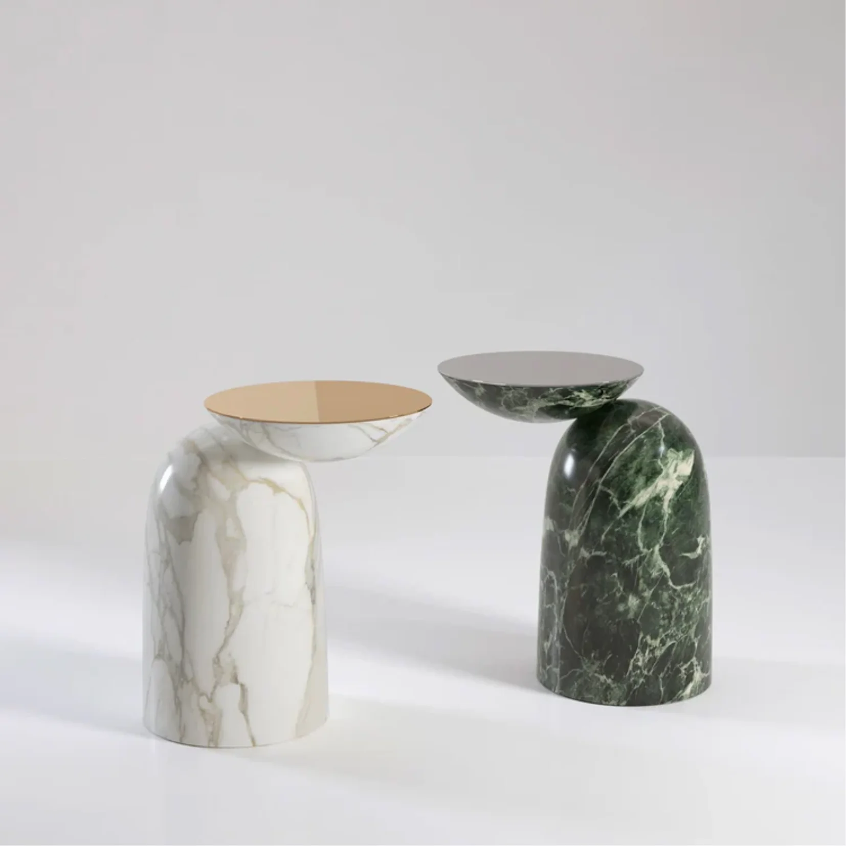 SECOLO | PINGU CALACATTA MARBLE SIDE TABLE | $8,380 - Image 3