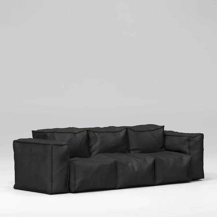 SECOLO | SIBYLIA LEATHER SOFA | $17,170 - Image 3