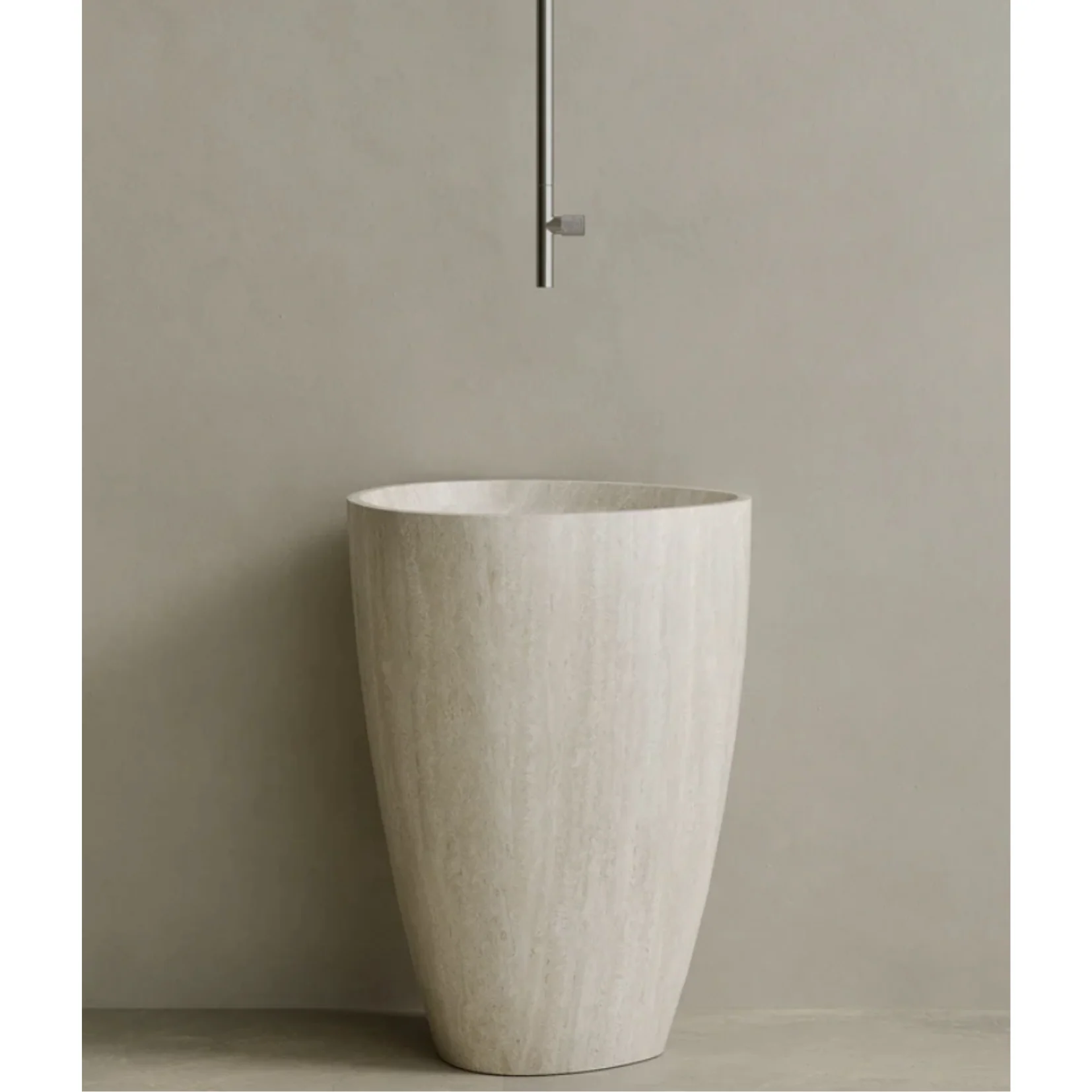 ELEMENTO BATH | FLUVIO STONE PEDESTAL SINK | $6,394.30 - $11,990.00 - Image 2