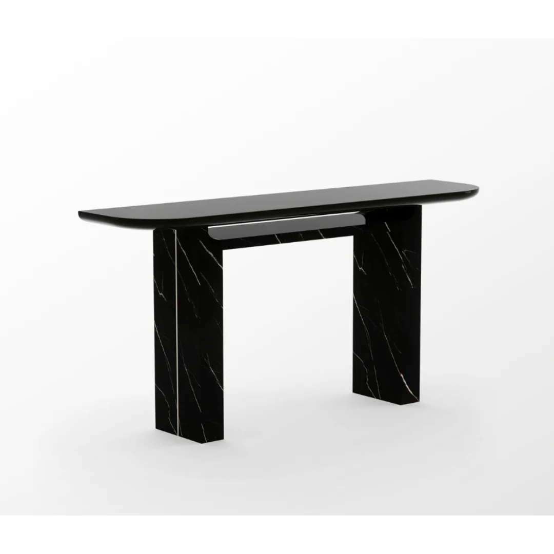 CARACOLE | Sofa & Console Table OVERLAP CONSOLE DARK | $5,090.00 - Image 3