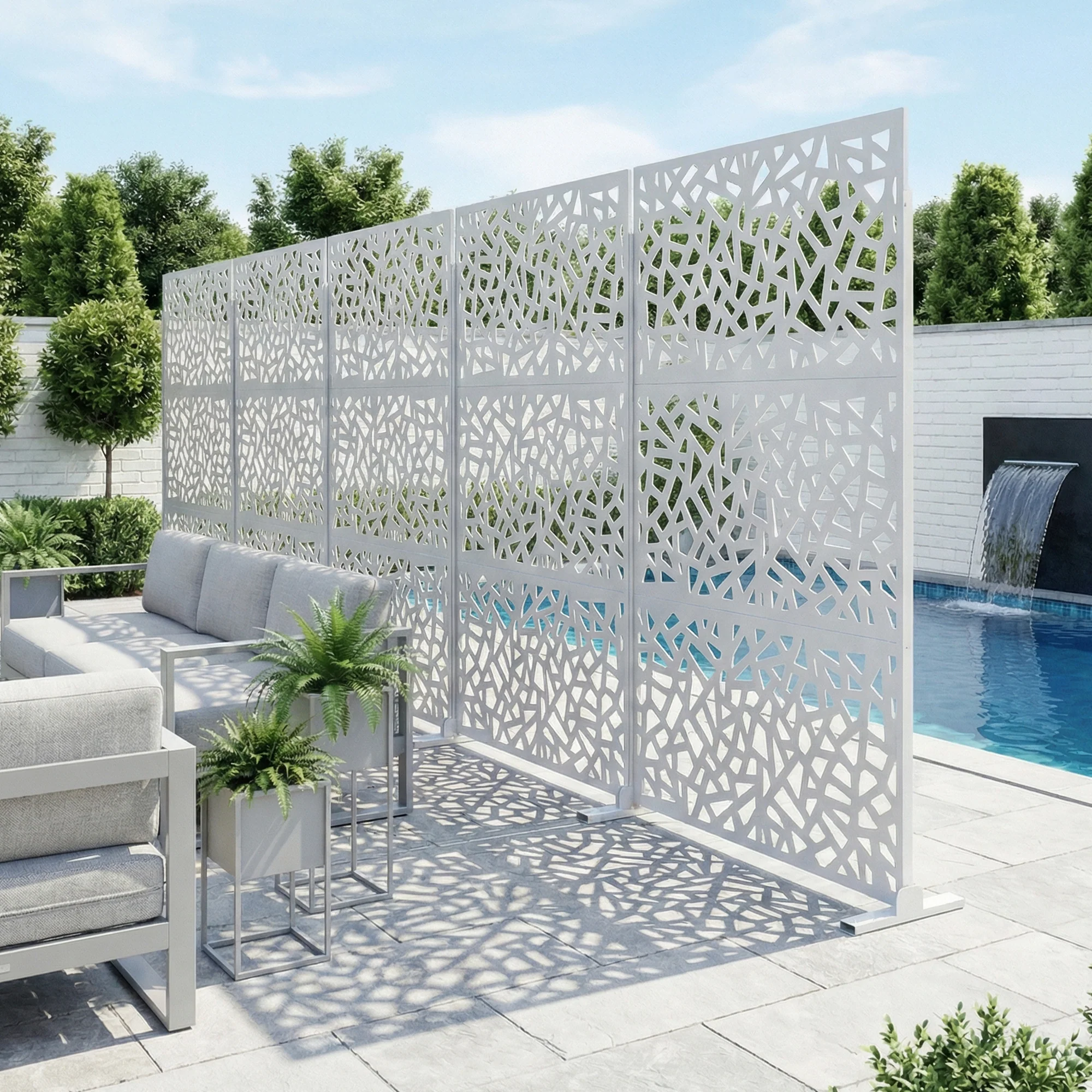 Advwin Freestanding Room/Garden Divider with Stand - Image 2