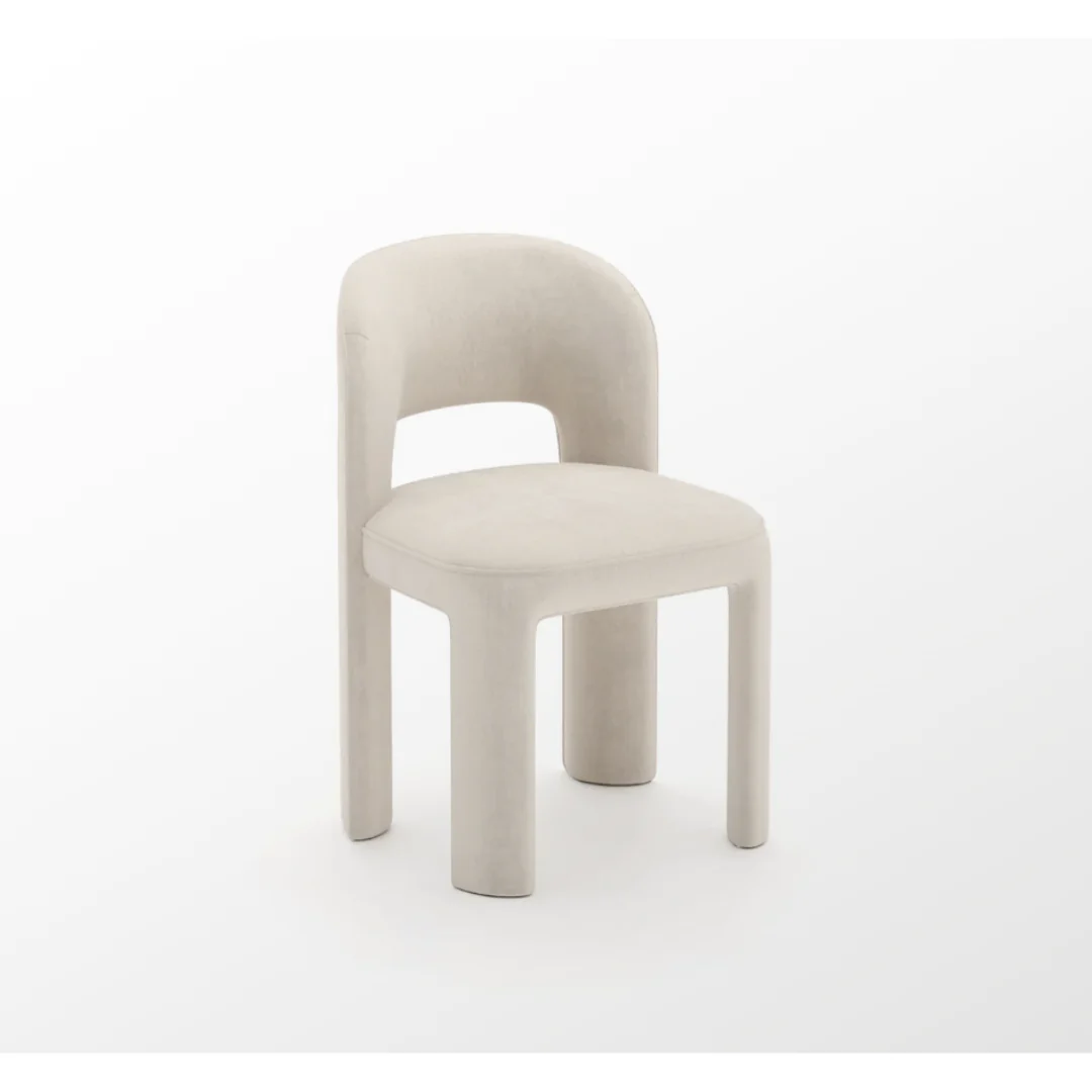 CARACOLE | OVERLAP SIDE CHAIR IVORY | ,410.00