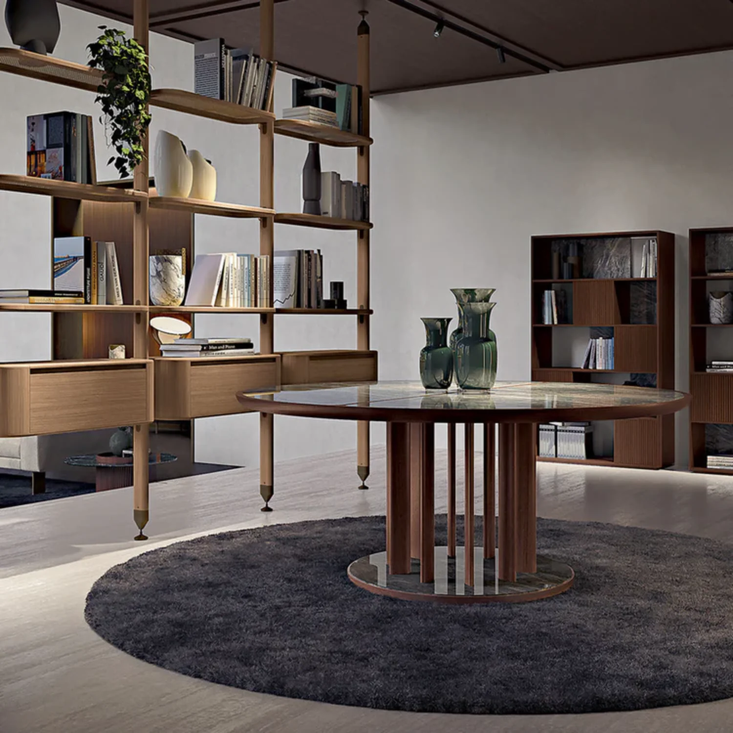BAMAX | ROUND EARTHENWARE AND CANALETTO TABLE | $21,240.00 - Image 3